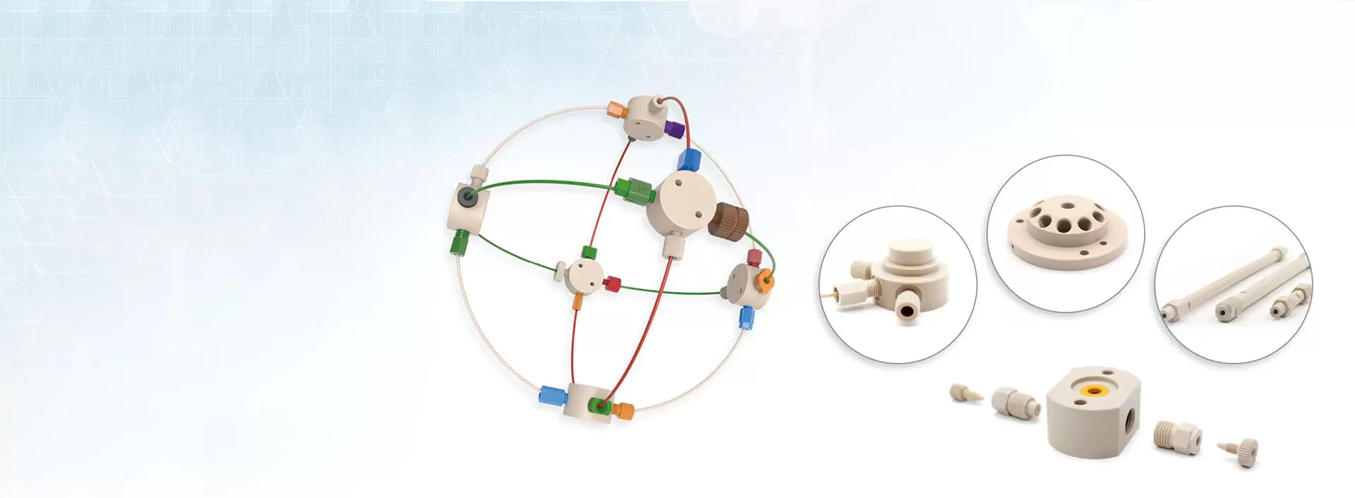 Conector Luer de PEEK