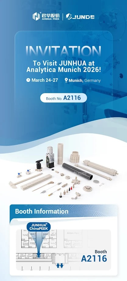 Visita a JUNDE en Analytica Munich 2026 (24&ndash;27 de marzo, Stand A2116) Imagen 1