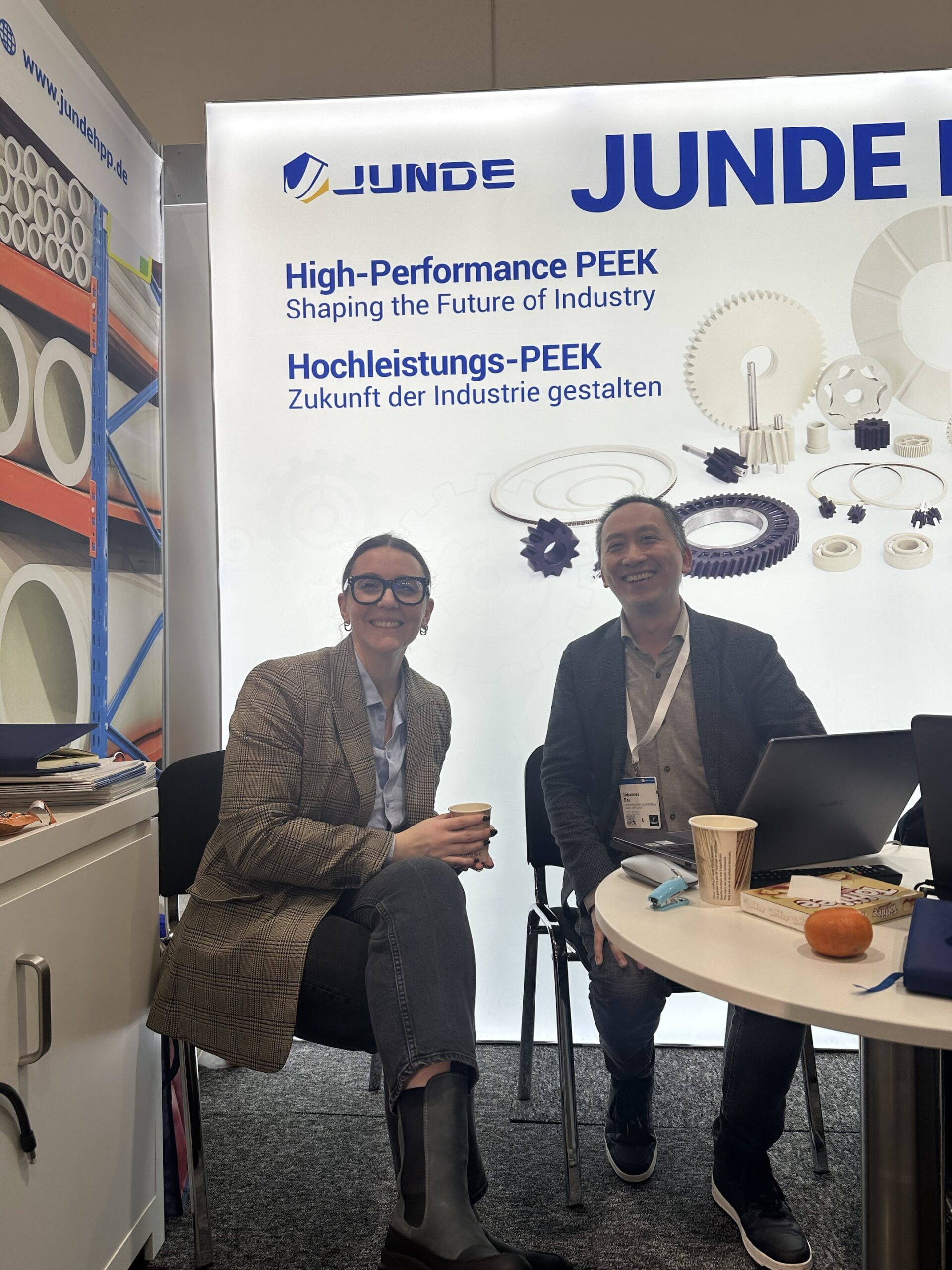 JUNDE PEEK en Hannover Messe 2025: Impulsando la transformaci&oacute;n industrial global con materiales innovadores Imagen 2