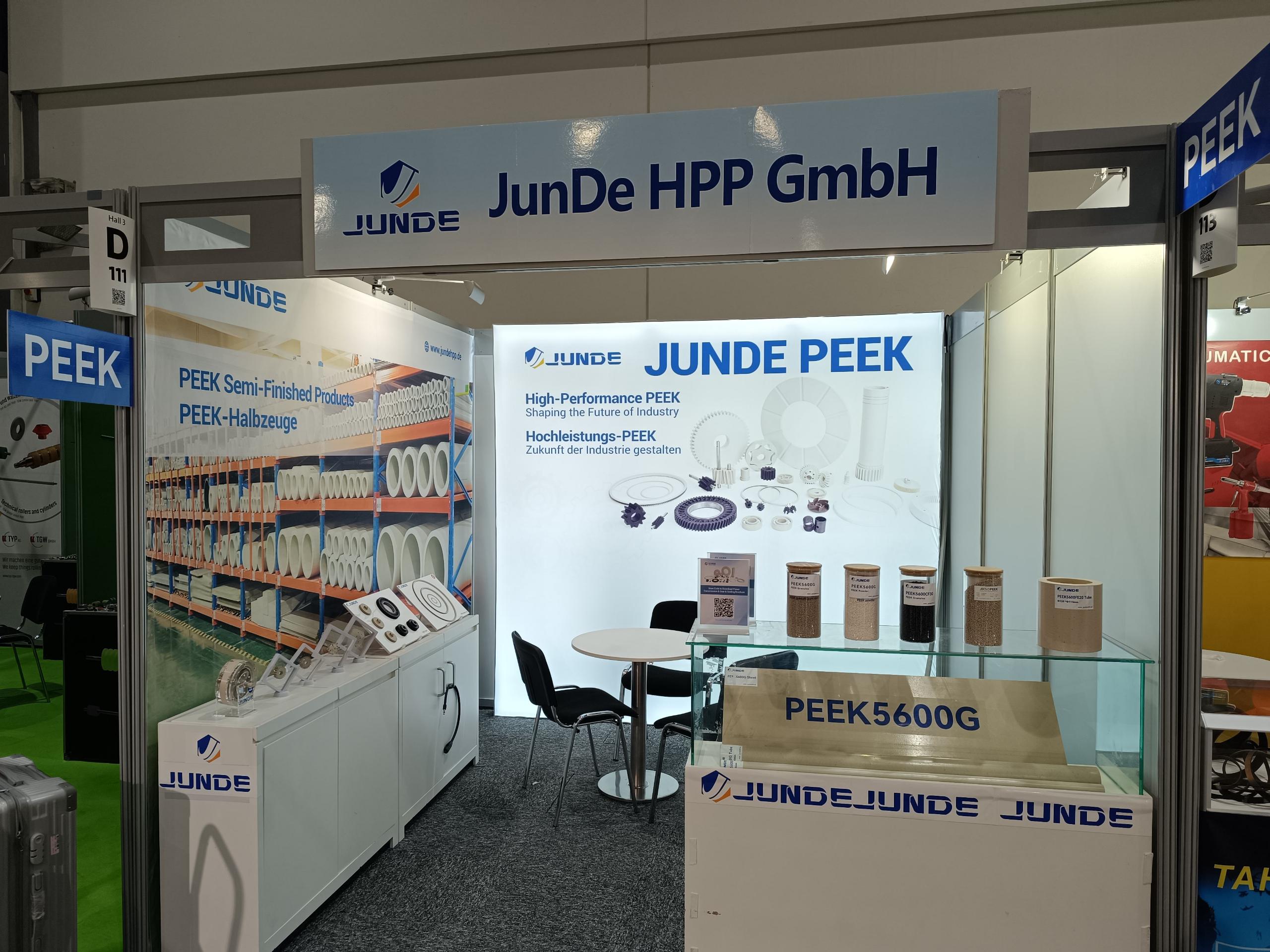 JUNDE PEEK en Hannover Messe 2025: Impulsando la transformaci&oacute;n industrial global con materiales innovadores Imagen 1