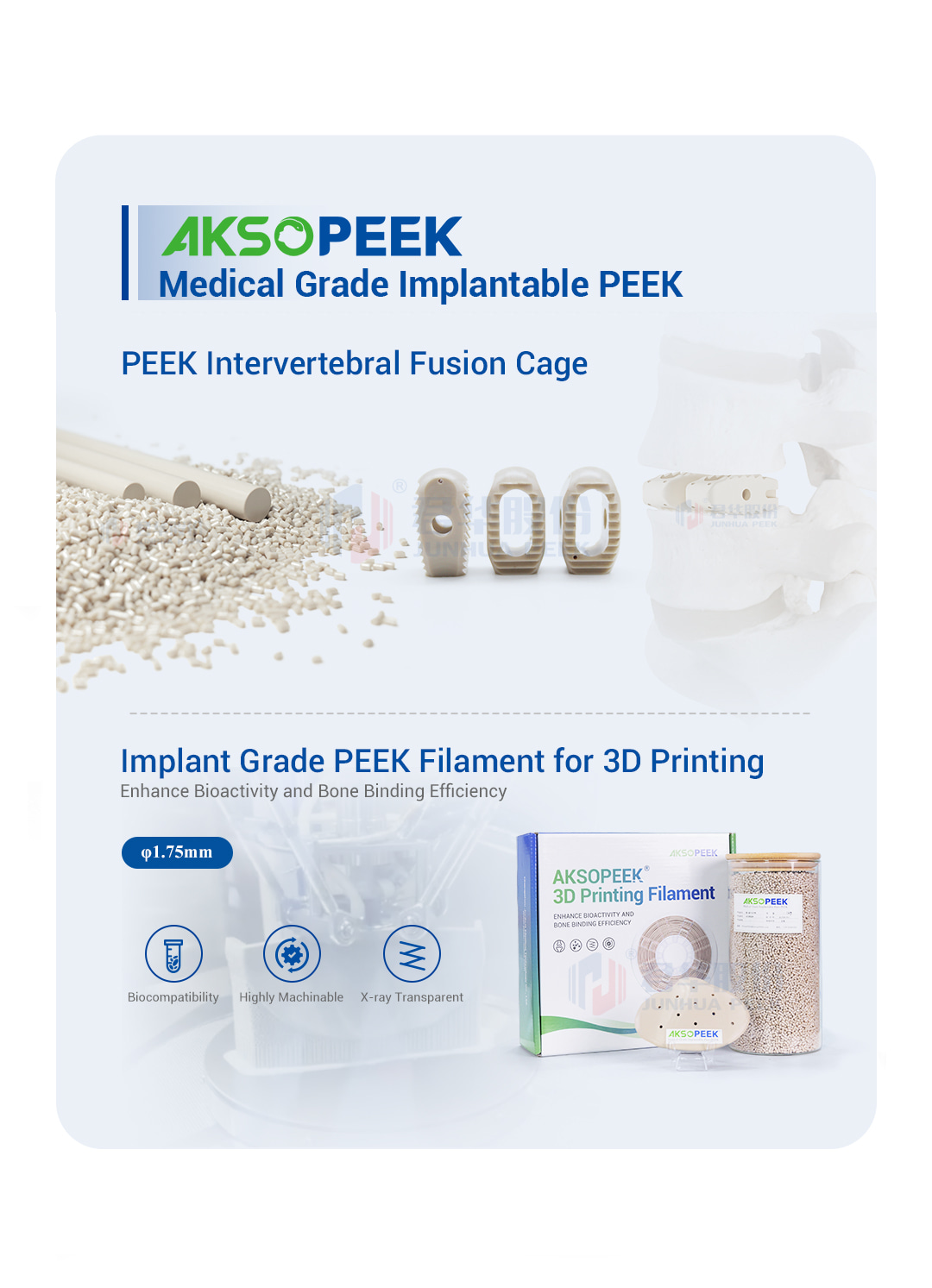 Nos vemos en EUROSPINE 2025 &mdash; JunDe HPP en el Stand D104 Imagen 3