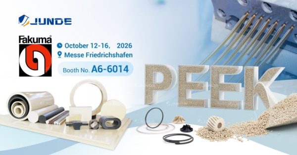 JunDe presenta nuestra gama completa de resinas PEEK de alto rendimiento en FAKUMA 2026!