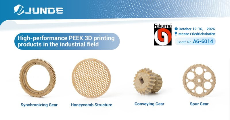 JunDe presenta nuestra gama completa de resinas PEEK de alto rendimiento en FAKUMA 2026! - JunDe JunDe presenta nuestra gama completa de resinas PEEK de alto rendimiento en FAKUMA 2026! Imagen 5